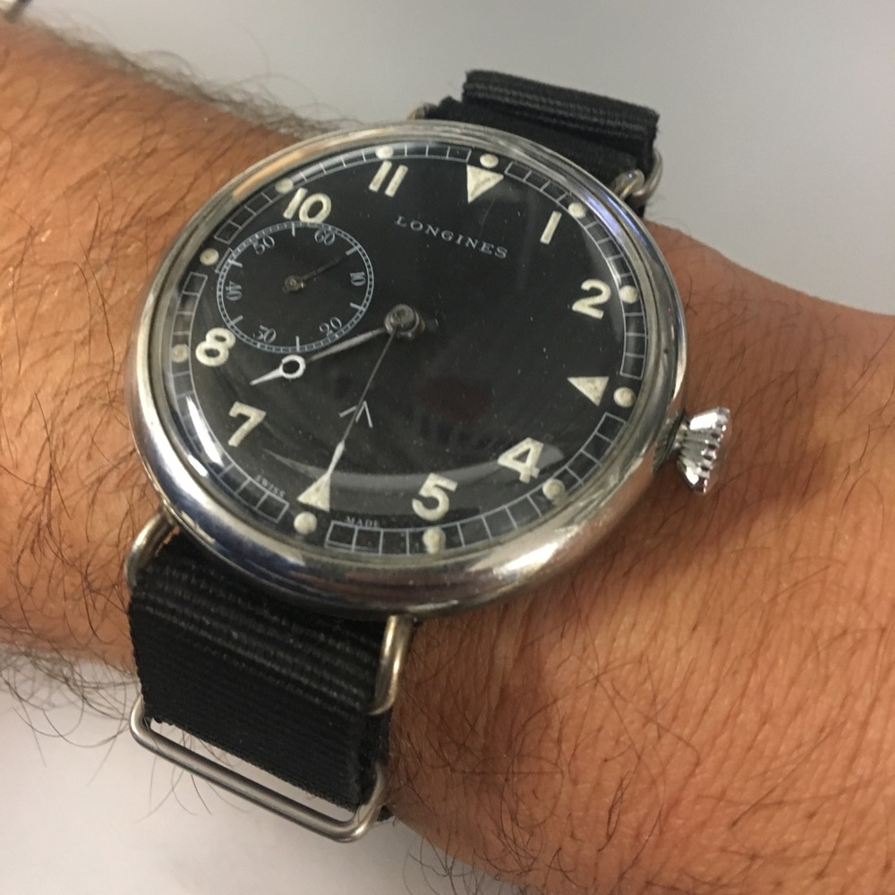 Vintage Longines military issue watch circa 1938